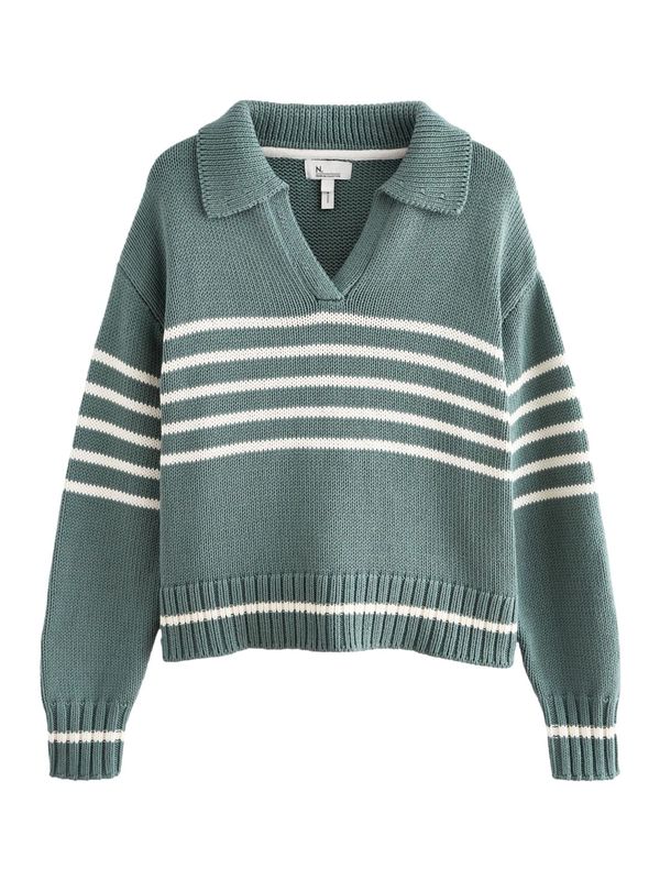 Next Next Pulover  plava / bijela