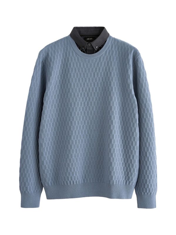 Next Next Pulover  plava / crna