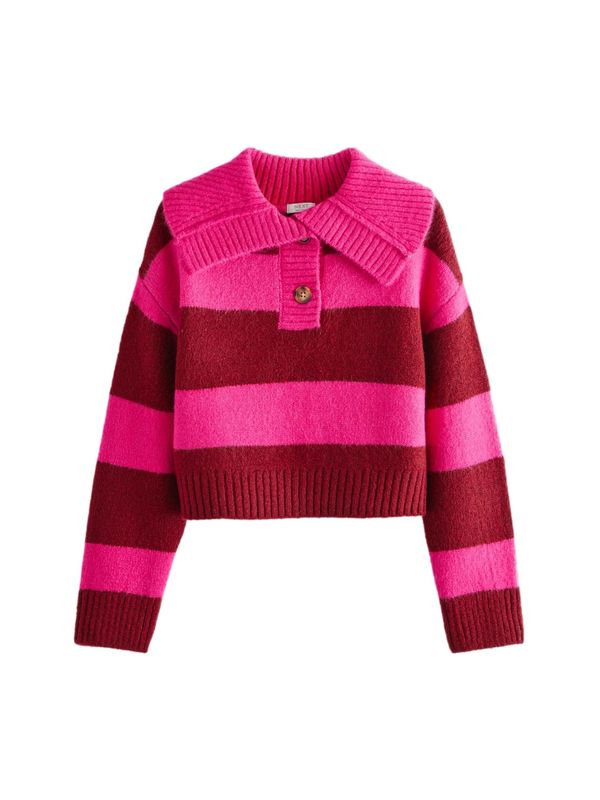 Next Next Pulover  roza / tamno crvena