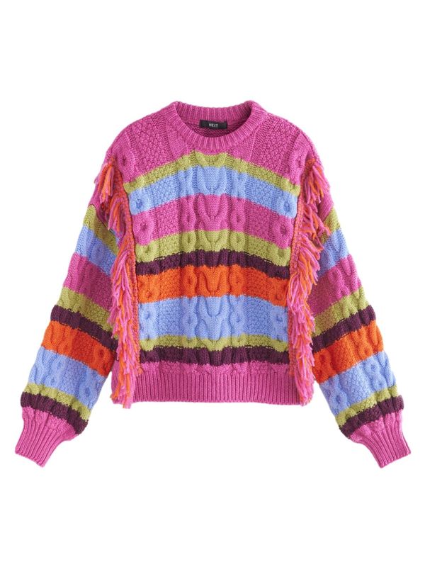 Next Next Pulover  svijetloplava / svijetlozelena / šljiva / koraljna / fuksija