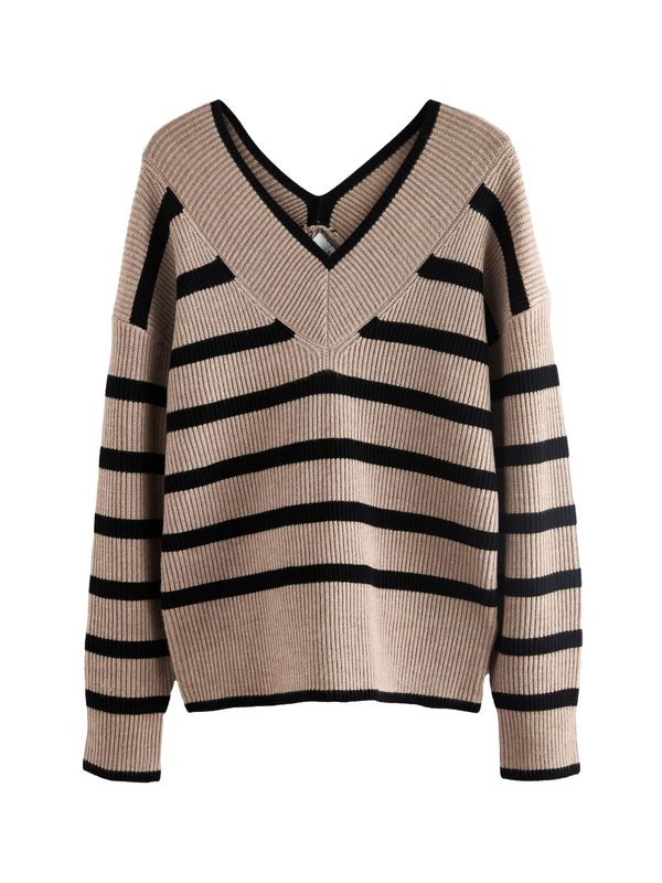 Next Next Pulover  svijetlosmeđa / crna