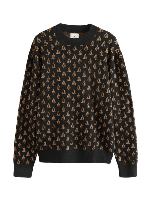 Next Next Pulover 'Weihnachts'  smeđa / crna