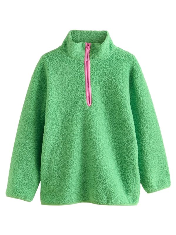 Next Next Pulover  zelena / svijetloroza / bijela