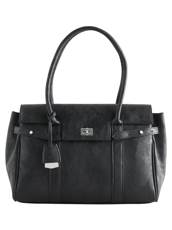 Next Next Ručna torbica  crna / srebro