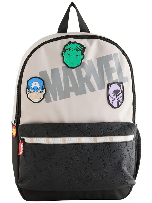 Next Next Ruksak 'Marvel'  ecru/prljavo bijela / zelena / crna / bijela