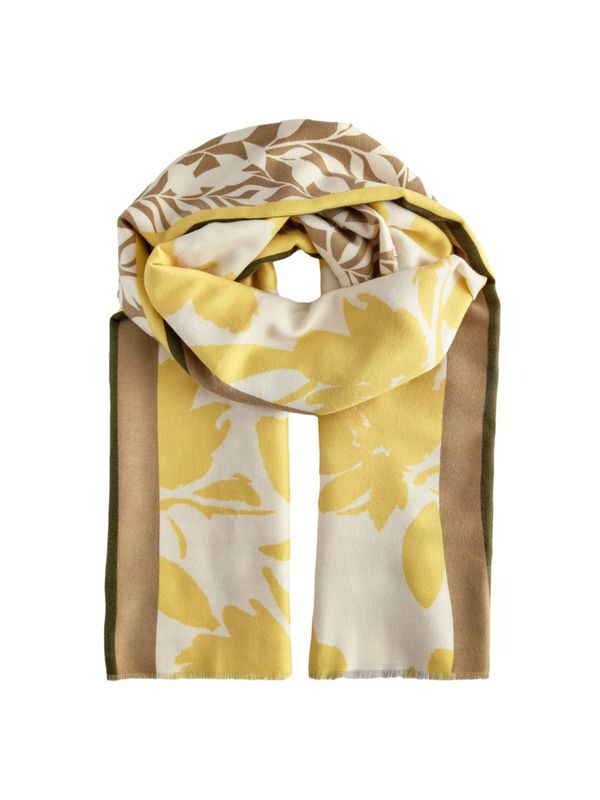 Next Next Šal  boja devine dlake (camel) / ecru/prljavo bijela / žuta / maslinasta