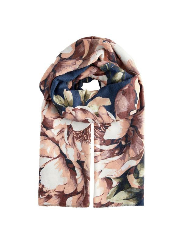 Next Next Šal  morsko plava / zelena / puder roza / boja vina