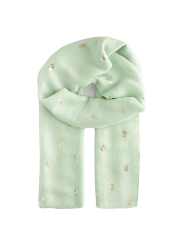 Next Next Šal  zlatna / pastelno zelena