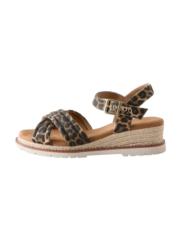 Next Next Sandale 'Forever Comfort®'  boja devine dlake (camel) / tamo siva