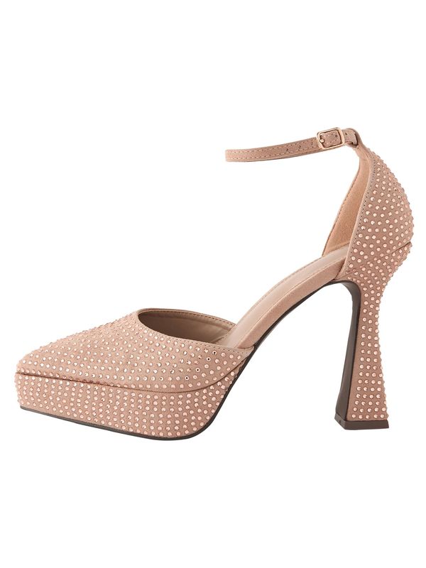 Next Next Sandale 'Forever Comfort®'  zlatna / puder roza