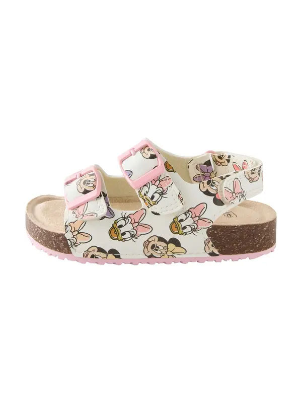 Next Next Sandale 'Minnie Mouse'  žuta / roza / crna / bijela