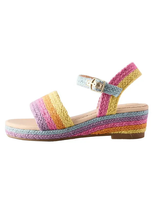 Next Next Sandale  opal / limeta zelena / sivkasto ljubičasta (mauve) / ružičasta