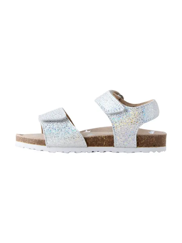 Next Next Sandale  pastelno plava / srebro