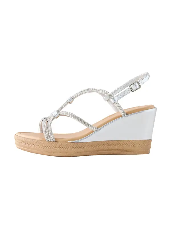 Next Next Sandale s remenčićima 'Forever Comfort'  srebro