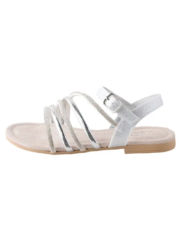 Next Next Sandale  srebro / prozirna