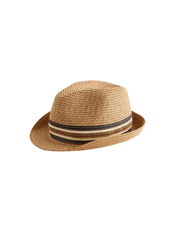 Next Next Šešir 'Fedora'  pijesak / mornarsko plava / smeđa