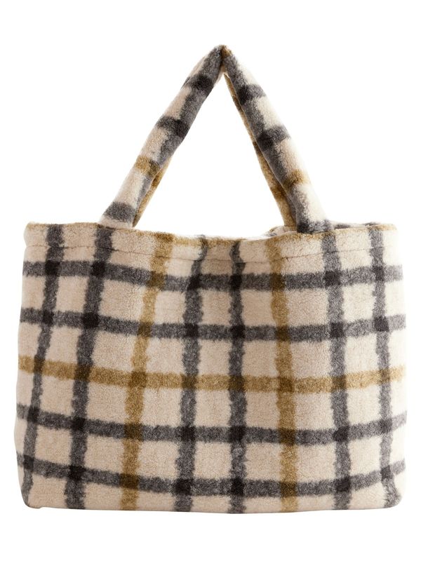 Next Next Shopper torba  maslinasta / crna / prljavo bijela