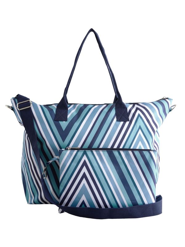 Next Next Shopper torba  morsko plava / svijetloplava / crna