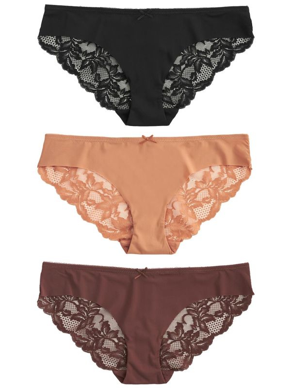 Next Next Slip  bež / čokolada / crna