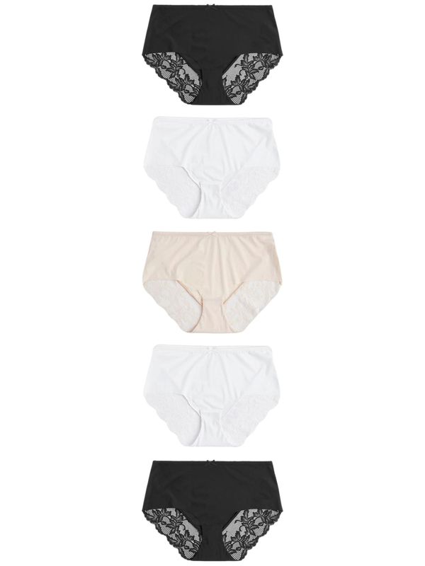 Next Next Slip  bež / crna / bijela