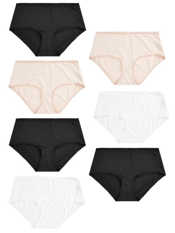 Next Next Slip  bež / crna / bijela