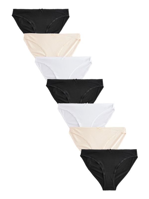 Next Next Slip  bež / crna / bijela