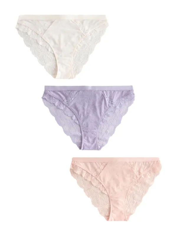 Next Next Slip  boja pijeska / lavanda / pastelno narančasta