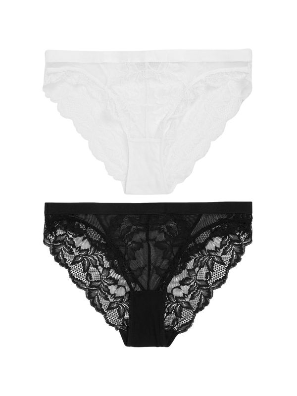 Next Next Slip  crna / bijela