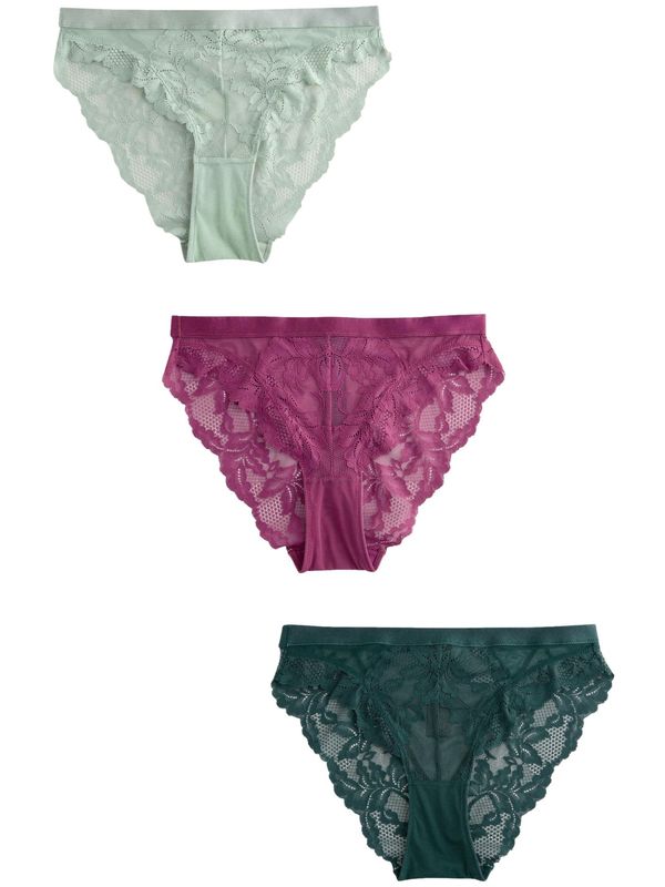 Next Next Slip  kraljevski zelena / pastelno zelena / ciklama