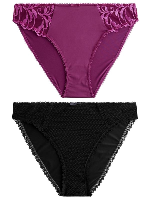 Next Next Slip  ljubičasta / crna