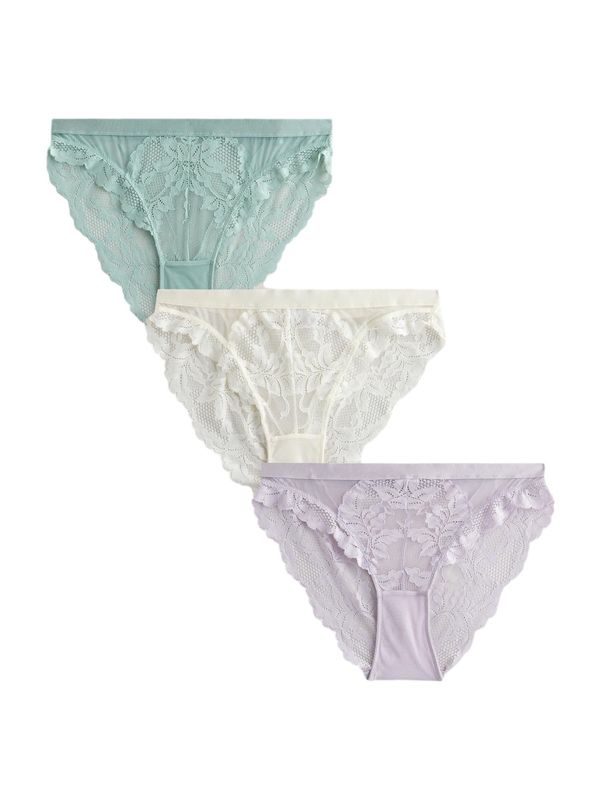 Next Next Slip  menta / pastelno ljubičasta / bijela