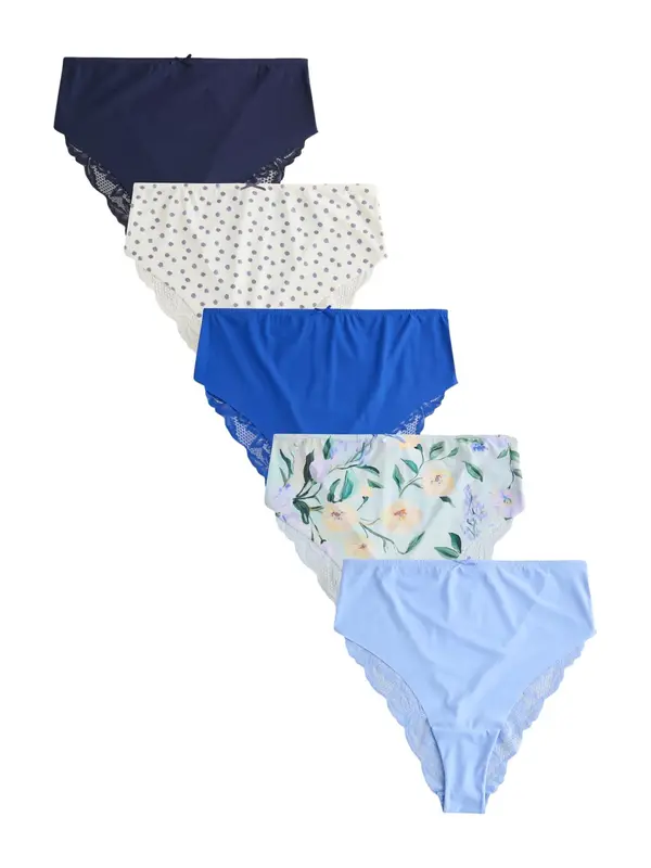 Next Next Slip  mornarsko plava / kraljevsko plava / svijetloplava / pastelno zelena / bijela