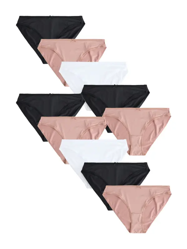 Next Next Slip  nude / crna / bijela