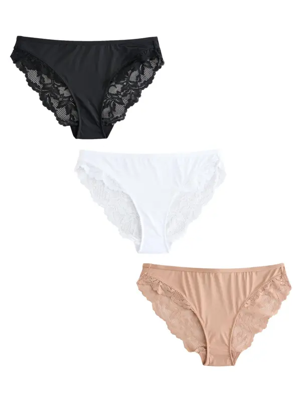 Next Next Slip  nude / crna / bijela