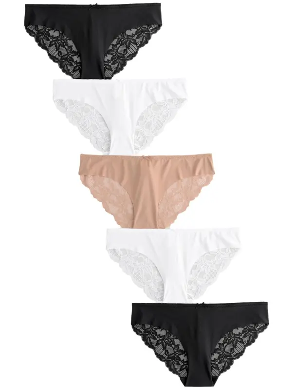 Next Next Slip  nude / crna / bijela