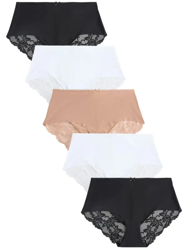 Next Next Slip  nude / crna / bijela