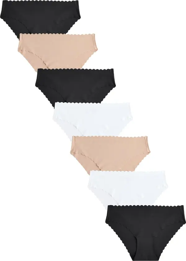 Next Next Slip  nude / crna / bijela