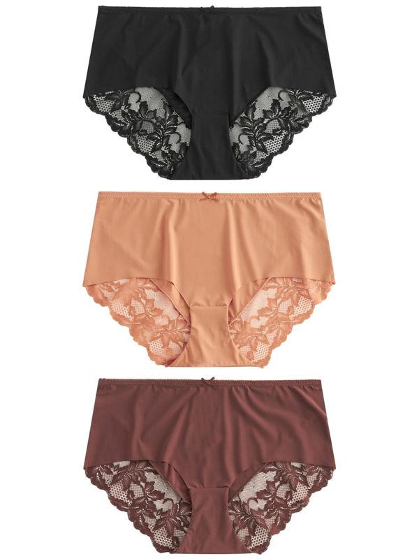 Next Next Slip  nude / smeđa / crna