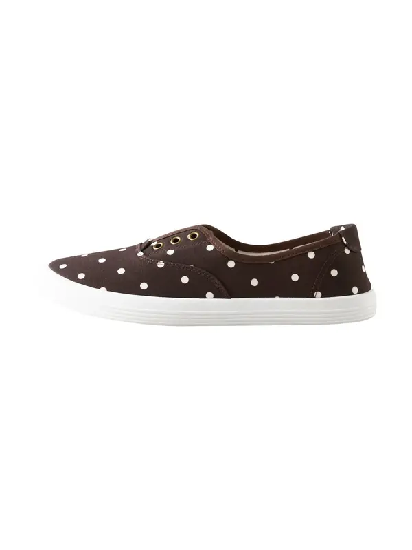 Next Next Slip On tenisice 'Forever Comfort'  čokolada / bijela