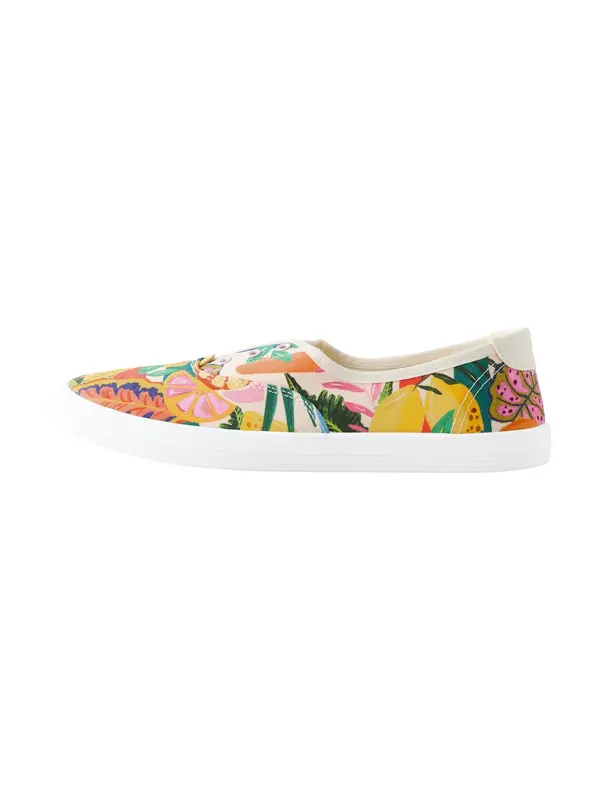 Next Next Slip On tenisice 'Forever Comfort®'  azur / limun žuta / roza