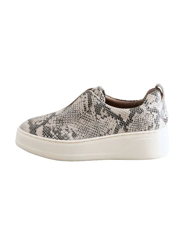 Next Next Slip On tenisice  svijetlobež / taupe siva / tamo siva / crna