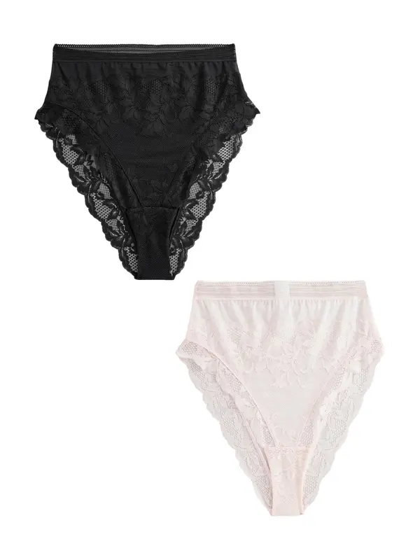 Next Next Slip  pastelno roza / crna
