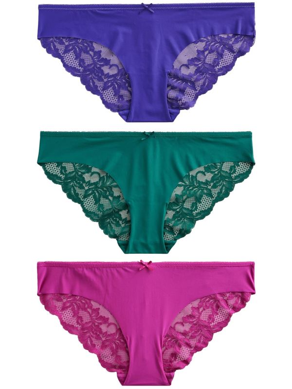 Next Next Slip  plava / zelena / roza