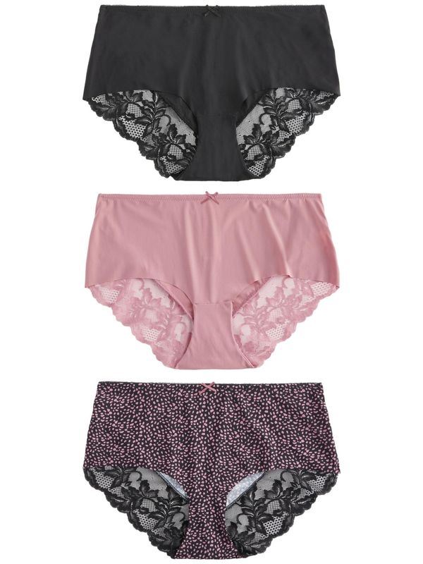Next Next Slip  prljavo roza / crna