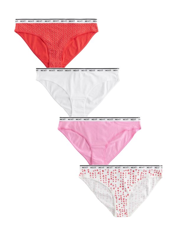 Next Next Slip  prljavo roza / svijetlocrvena / bijela