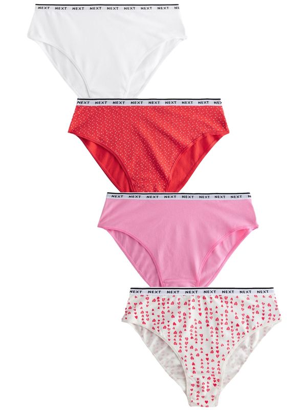 Next Next Slip  roza / crvena / crna / prljavo bijela