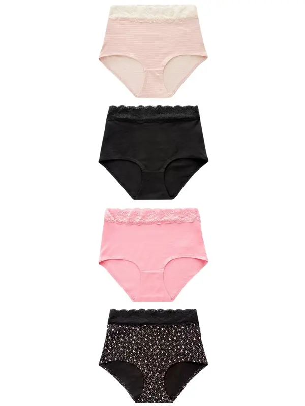 Next Next Slip  roza / svijetloroza / crna