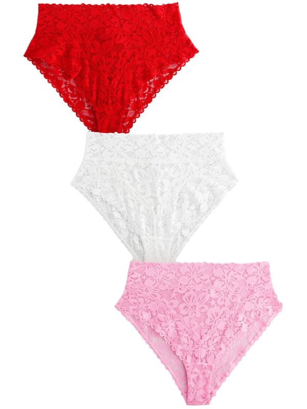 Next Next Slip  roza / vatreno crvena / bijela