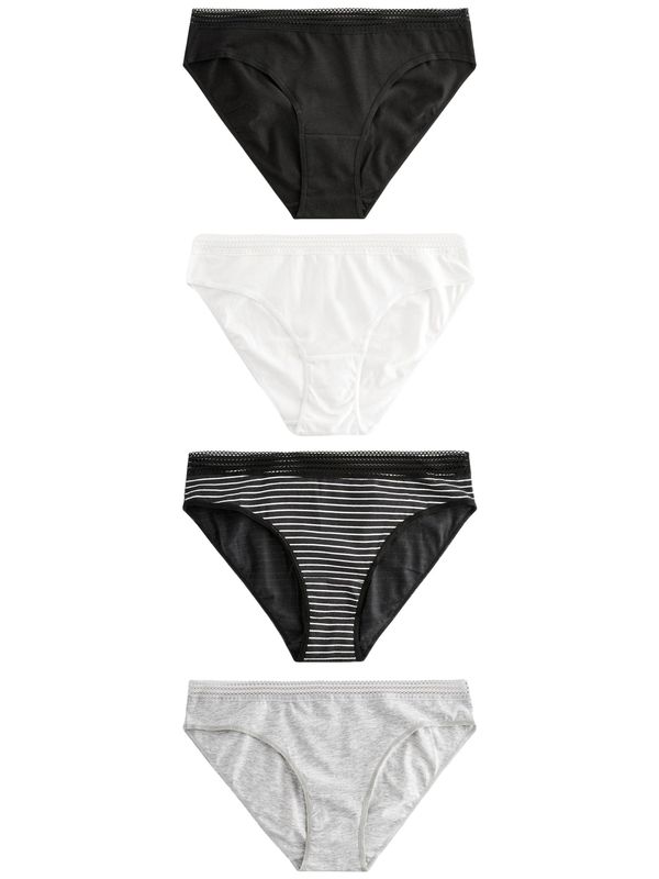 Next Next Slip  siva melange / crna / bijela