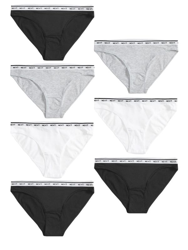 Next Next Slip  siva melange / crna / bijela